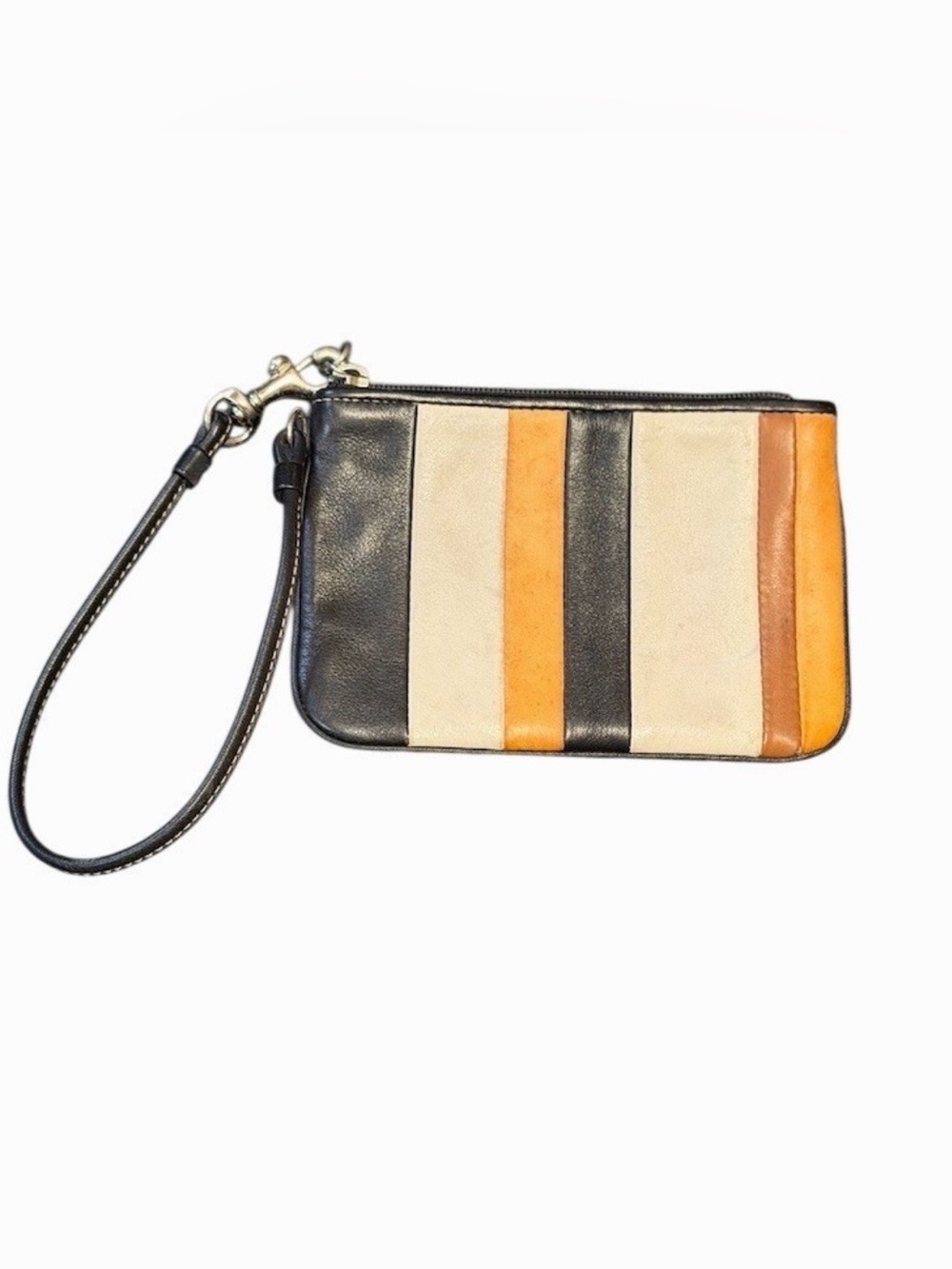 Vintage COACH Ergo Pieced Skinny Wristlet